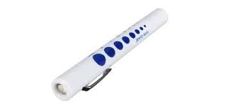 Aluminium Pupil TorchHousing:Aluminium. Switch:Pocket clip activated. Batteries:2 x AAA, included. Bulb:common type for easily replacement.