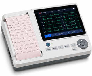 modern ecg machine with printed tracings modern ecg machine with printed tracings