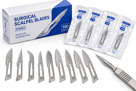 sterile surgical blades product display sterile surgical blades product display