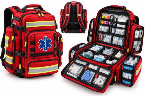 red emergency medical backpack organizer red emergency medical backpack organizer
