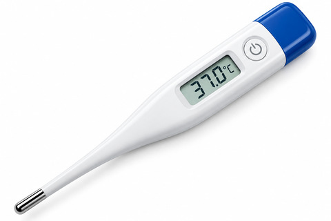 Digital Thermometer Digital Thermometer Modern Design with a large LCD displayTemp. Range 32'C - 42'CHigh Accuracy of +/- 0.1'C