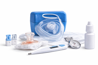 clean medical supply kit still life clean medical supply kit still life
